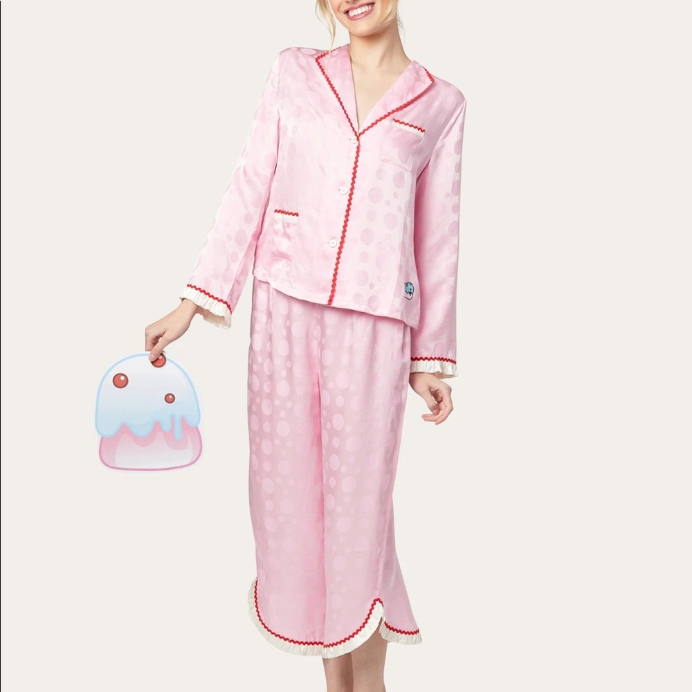 NWT Morgan Lane Mimi Margo Set In Plump Pink